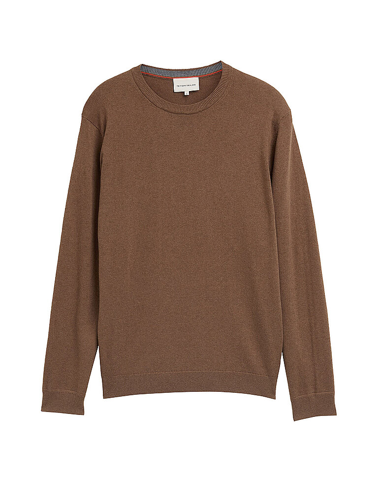 Tom Tailor 1038426 Herren Strickpullover Haselnussbraun 3XL 8